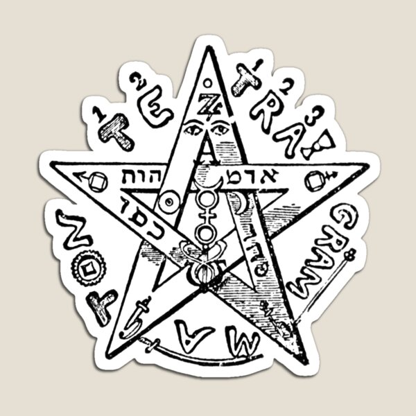 #Pentagram of #Eliphas #Levi #EliphasLeviPentagram Magnet