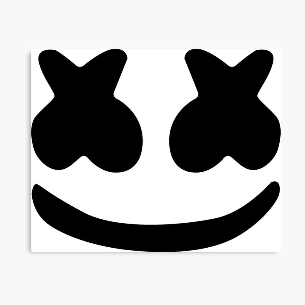 The Marshmallow Face Photographic Print By Tatux Redbubble - t shirts roblox marshmello