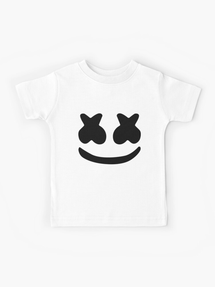 The Marshmallow Face Kids T Shirt By Tatux Redbubble - marshmello face men s premium t shirt roblox