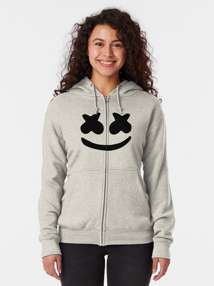 "The Marshmallow Face" Zipped Hoodie by Tatux Redbubble