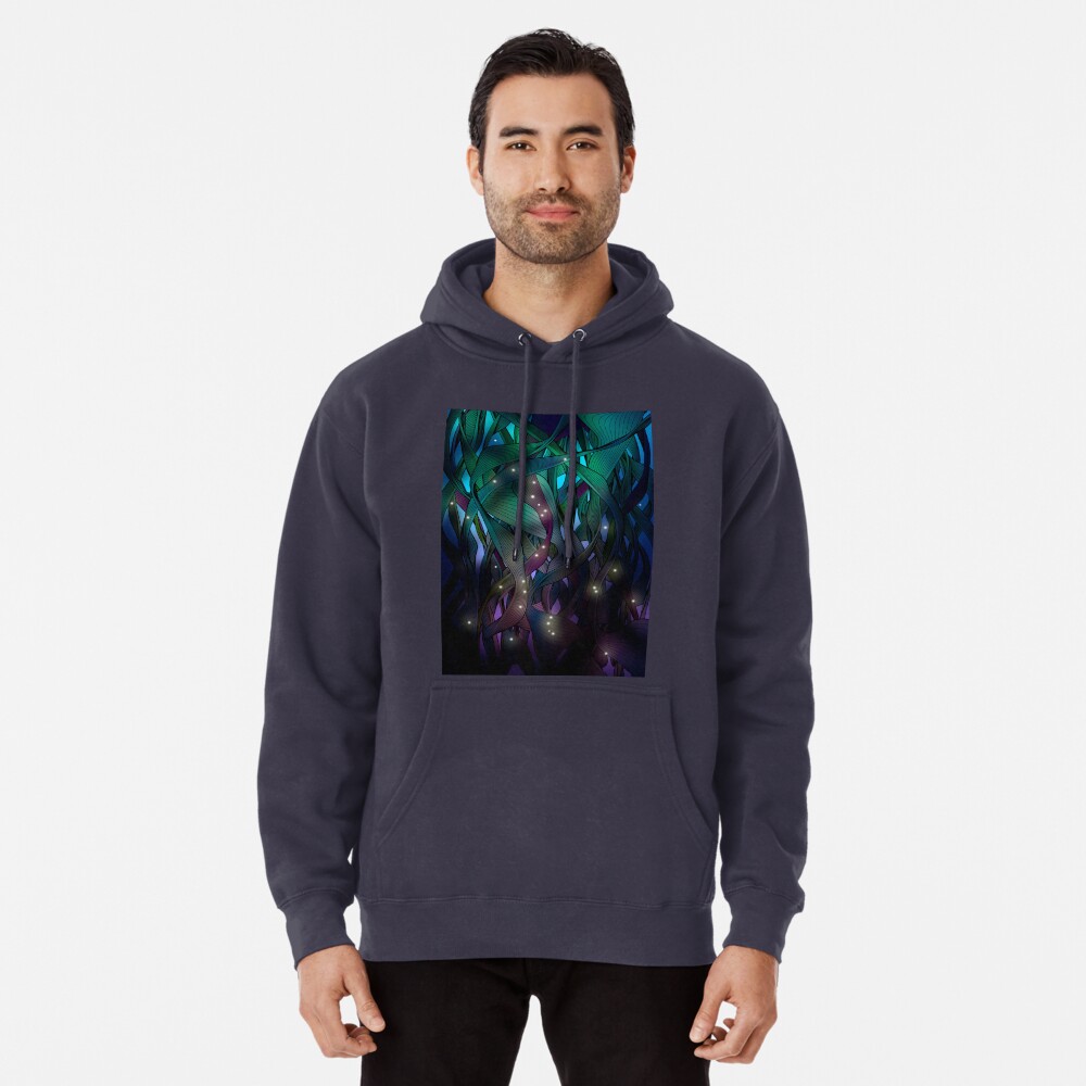 Nocturne (with Fireflies) Pullover Hoodie