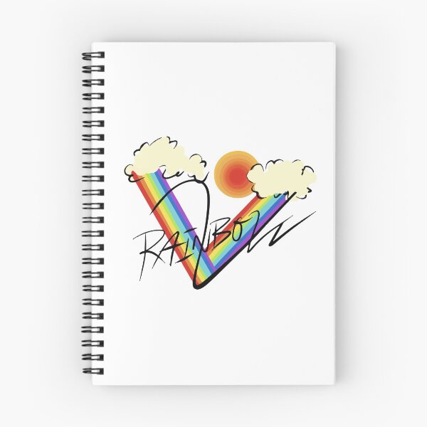 Item preview, rainbowv (black text ver) designed and sold by bloomingpng.