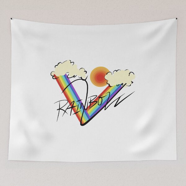 Item preview, rainbowv (black text ver) designed and sold by bloomingpng.