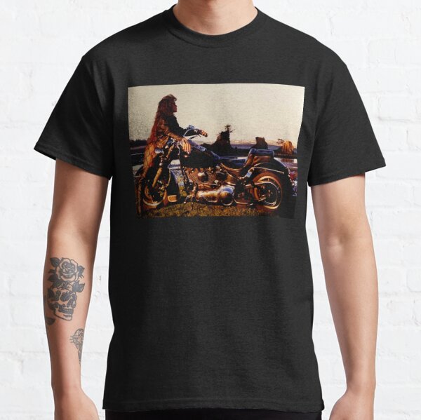 Woman & Motorcycle Classic T-Shirt