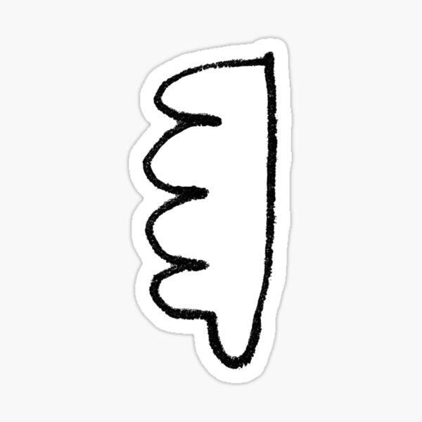 Thumbs Down Sticker