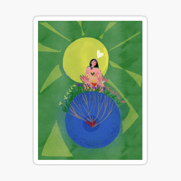 Rebirthing Spring Sticker