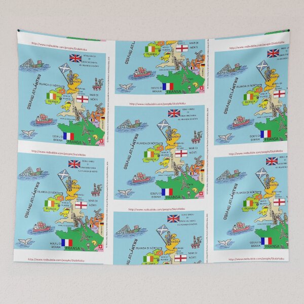 Item preview, Noroésti di Orópa/ Northwest Europe Map designed and sold by SkolaNobu.