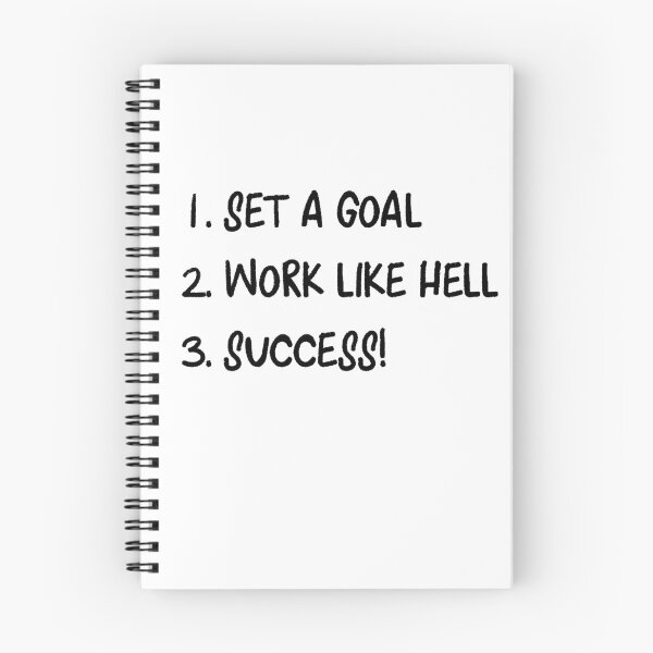 Item preview, Set a goal, work like hell designed and sold by blue-jay-art.