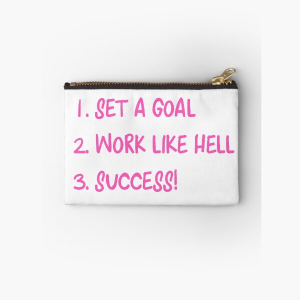 Item preview, Set a goal, work like hell designed and sold by blue-jay-art.