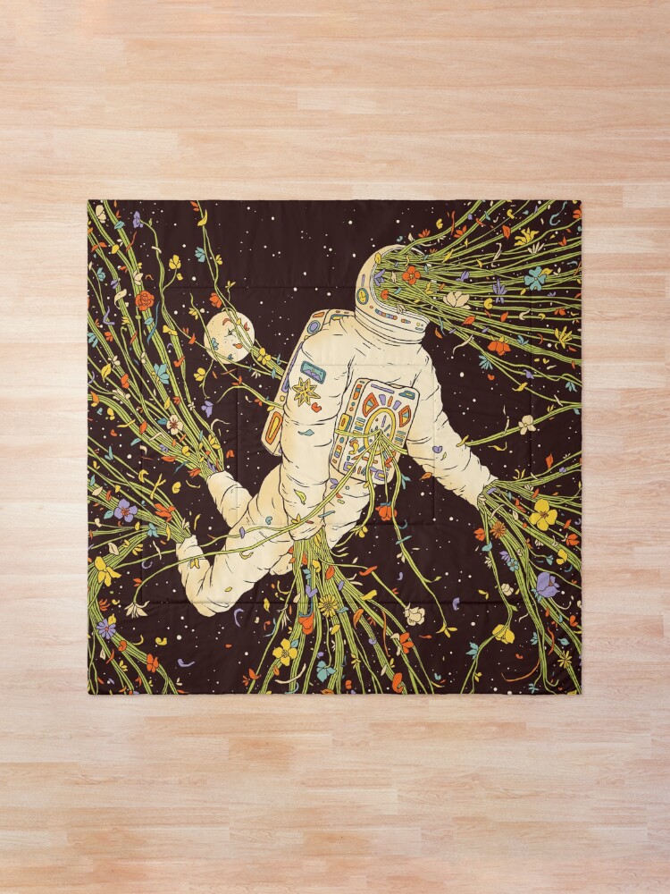 Alternate view of Still Living (Out of Body) Comforter