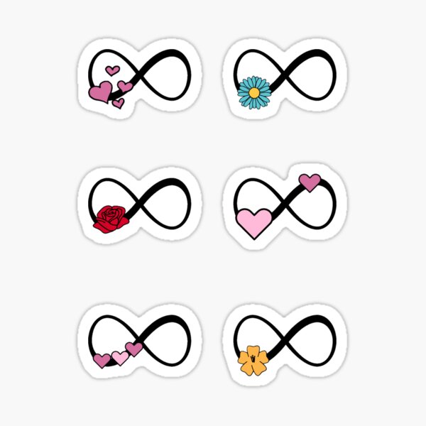 "Infinity Sticker Pack" Sticker for Sale by tristahx Redbubble