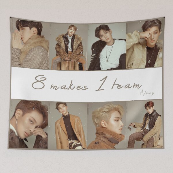Item preview, ATEEZ -8 makes 1 team designed and sold by LeighsDesign.