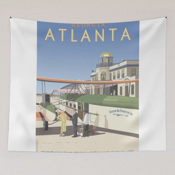Item preview, Atlanta Municipal Airport, 1933 designed and sold by contourcreative.