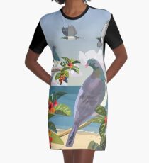 Kereru, New Zealand Graphic T-Shirt Dress