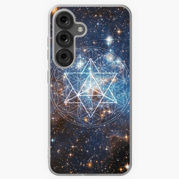 Item preview, Merkaba in Flower of Life designed and sold by Bluepress.