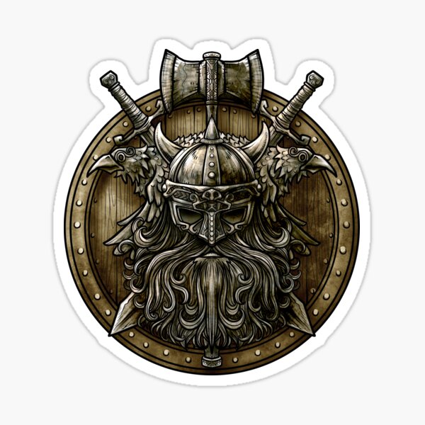 Patrón de batalla Escudo vikingo Decoración de pared Guerrero Escudo de  madera Escudo vikingo Ivor Valhalla – Los mejores productos en la tienda  online Joom Geek