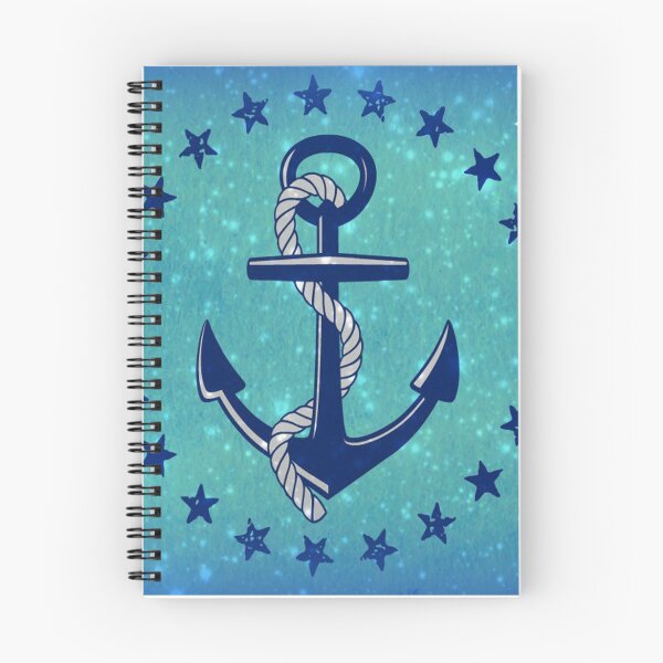 Item preview, Nautical Anchor in Blues designed and sold by Judy Skowron.