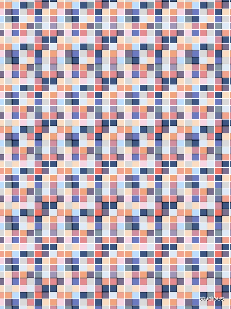 Thumbnail 3 of 3, Scarf, Spring Check Pattern designed and sold by studious.