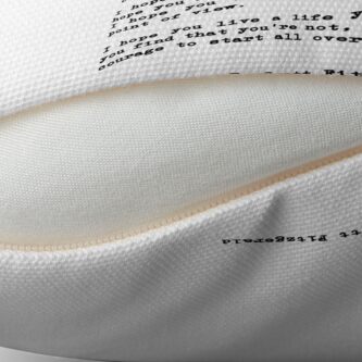 Alternate view of For what its worth... it’s never too late or, in my case Floor Pillow