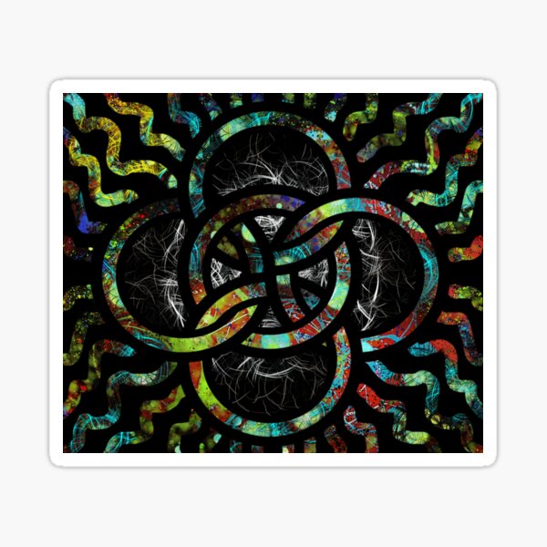 Celtic Five Fold Symbol 6 Sticker