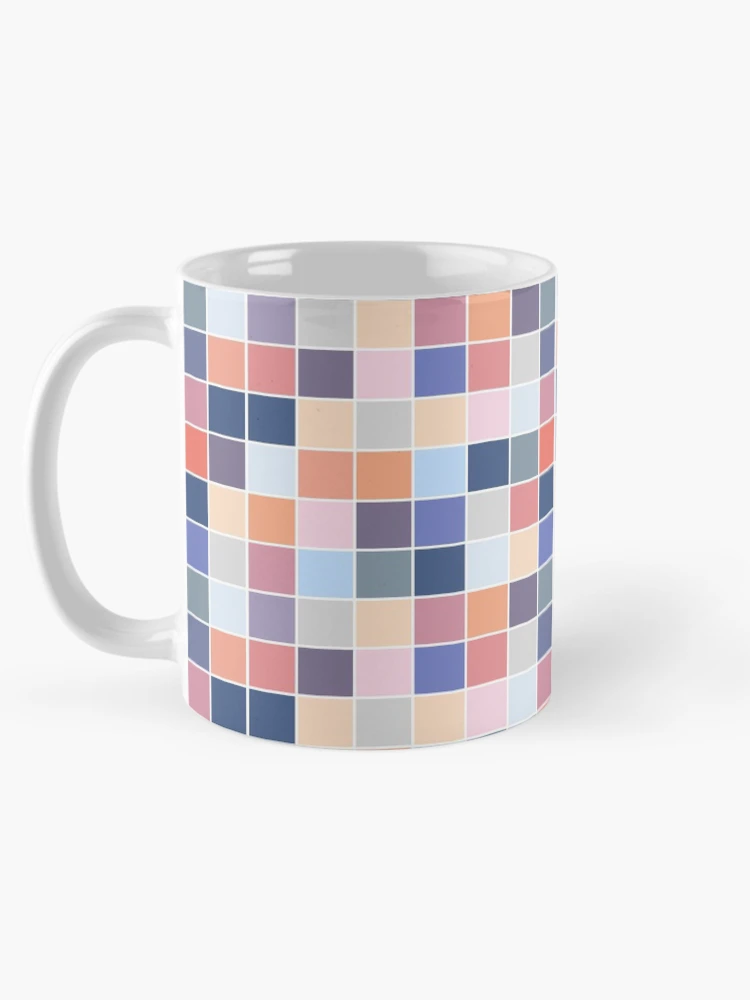 Thumbnail 5 of 6, Coffee Mug, Spring Check Pattern designed and sold by studious.