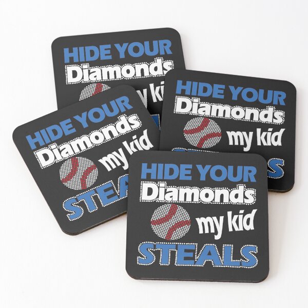 Item preview, Funny baseball softball hide your diamonds kid steals gift designed and sold by BRtisticDesigns.