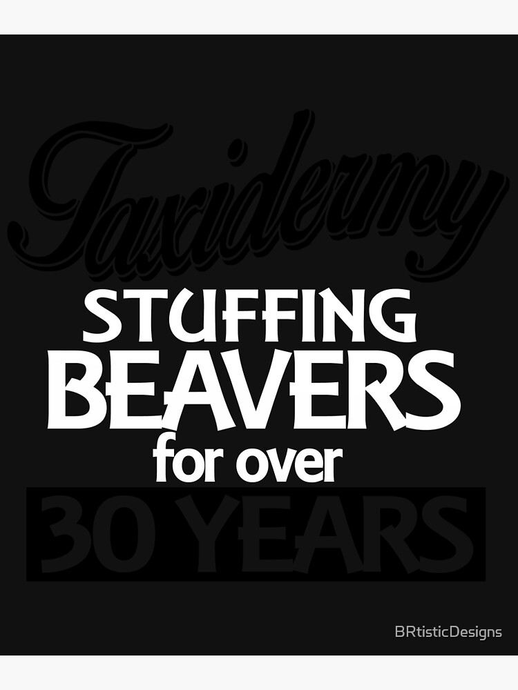 Funny Taxidermy stuffing beavers t- gift idea for men Throw Pillow