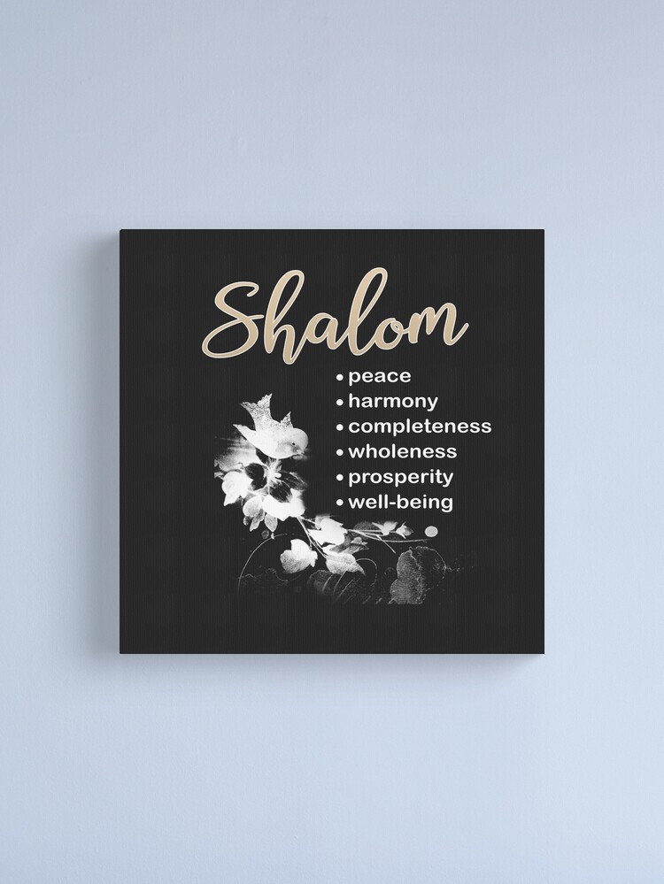 Shalom - Peace Be With You 2023 - Wall Calendar - Hebrew Words and Their  Meaning. : : Books