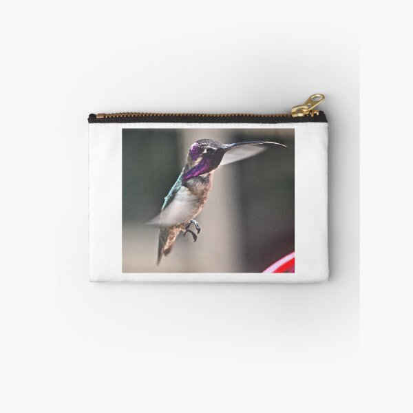 Item preview, MALE WHITE-EARED HUMMINGBIRD GETTING NOURISHMENT FROM FEEDER designed and sold by JAYMILO.