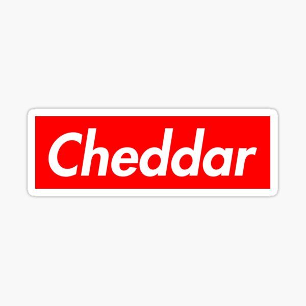 Cheddar Sticker
