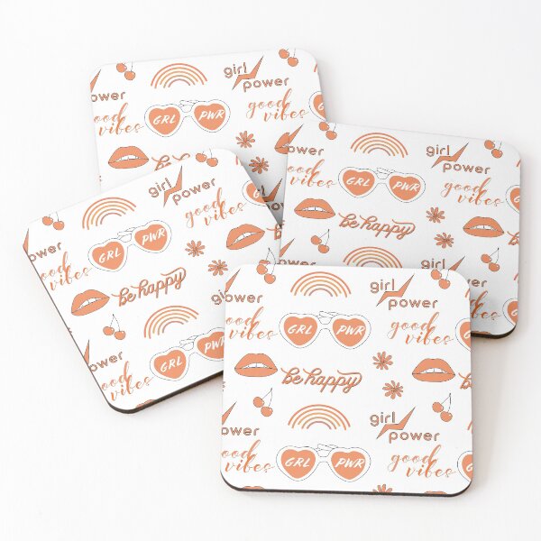 Item preview, Orange/Coral Sticker Pack - collection for sticker set or any other product of hand drawn images and text. designed and sold by The-Goods.