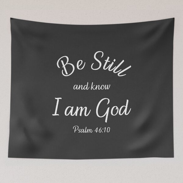 Item preview, Christian Design - Bible Verse from Psalm - Be Still and Know designed and sold by simplydesignart.