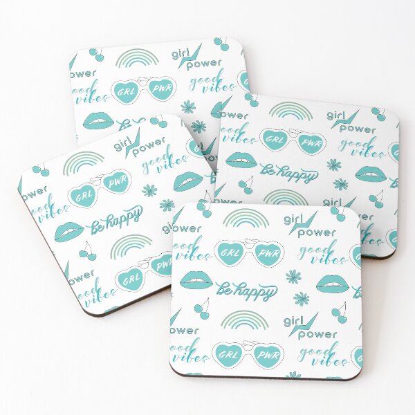 Item preview, Teal Sticker Pack - collection for sticker set or any other product of hand drawn images and text. designed and sold by The-Goods.