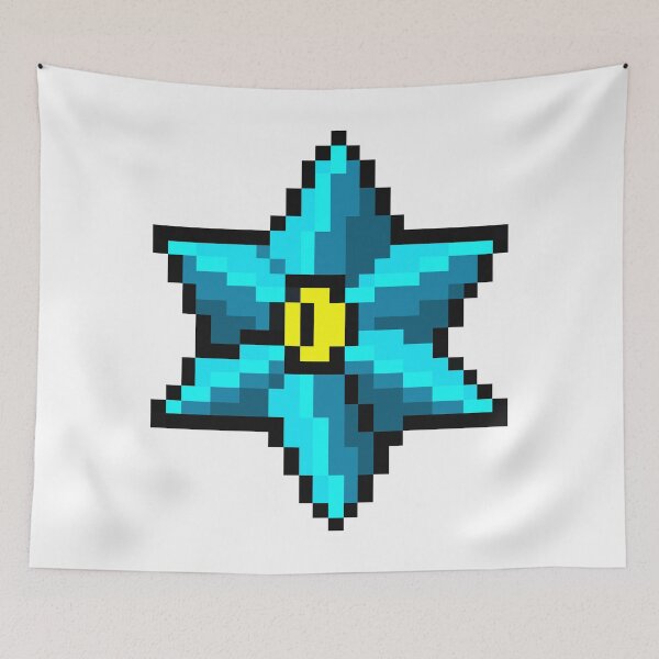 Item preview, Pixel Art blue star designed and sold by AdiDsgn.