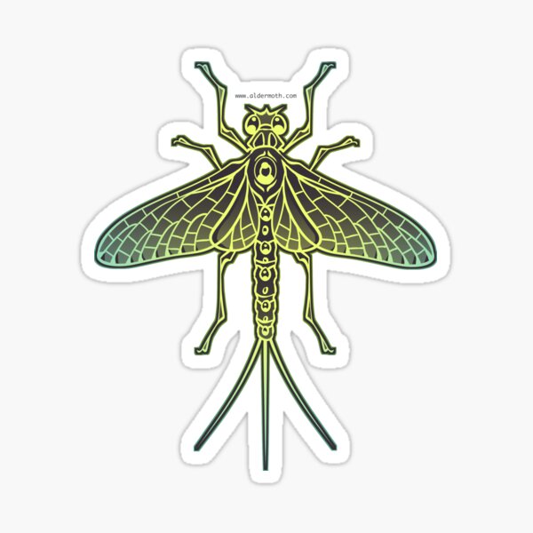 Citrine Mayfly Sticker