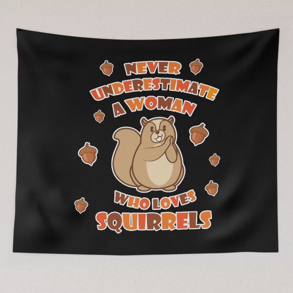 Item preview, Womens Squirrel Art Illustration design for Women Love Squirrels designed and sold by Whynot123.