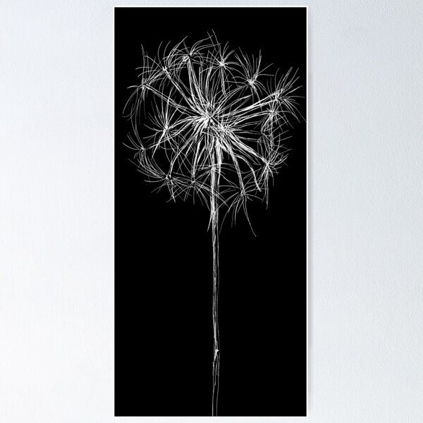 Item preview, Dandelion Wish Flower Image designed and sold by RachelsFineLine.