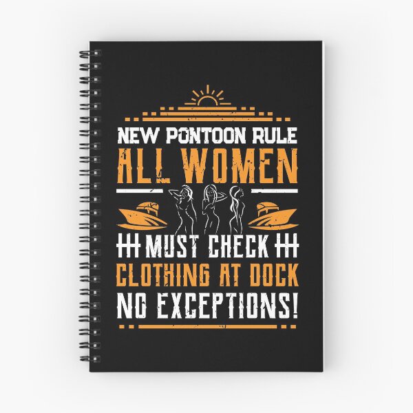 Item preview, Funny Pontoon Boat design Pontoon Rule design designed and sold by Whynot123.