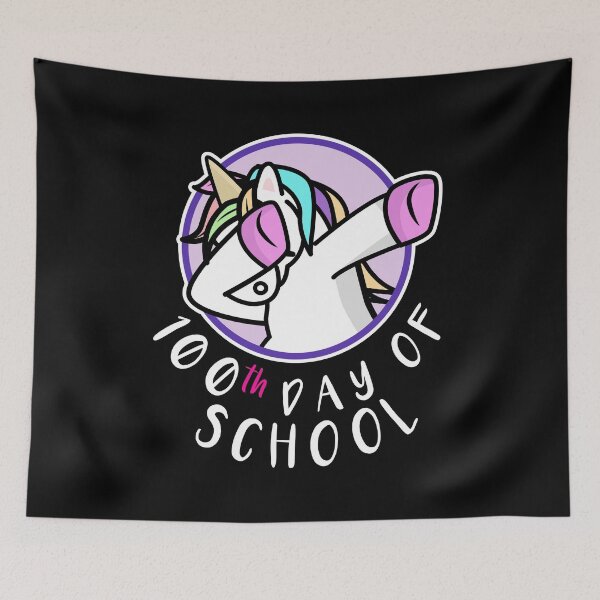Item preview, Happy 100 Days of School 2019 Gift 100th Day Dubbing Unicorn designed and sold by Whynot123.