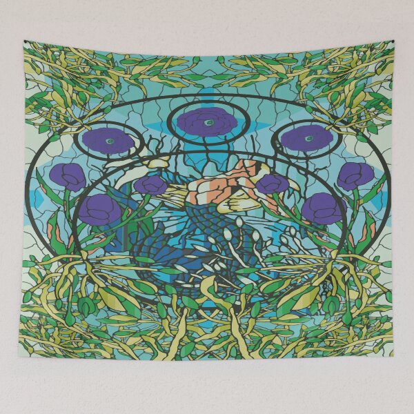Item preview, Stained Glass Mermaid designed and sold by Totaldannation.
