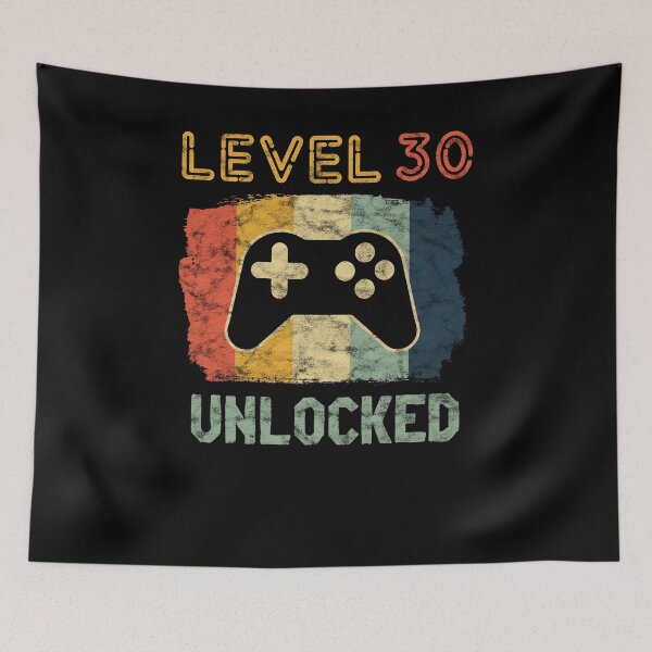 Item preview, LEVEL 30 UNLOCKED I 30th birthday gift designed and sold by ChrisFeil.