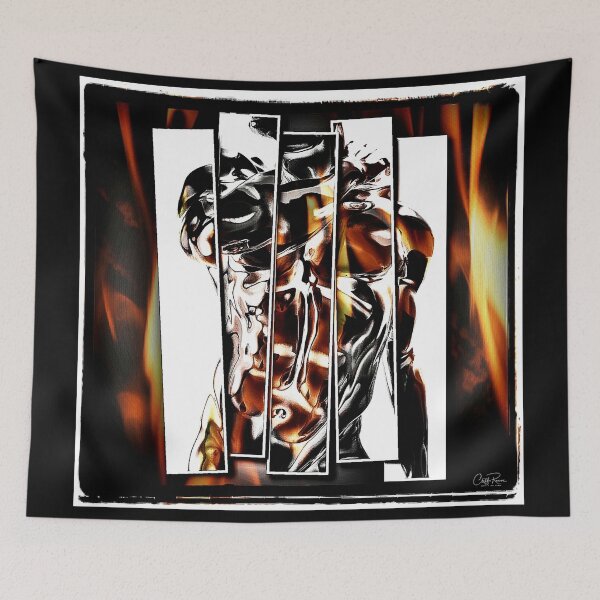 Item preview, Male Torso Digital Painting From WallsOfFameAust designed and sold by WallsOfFameAust.