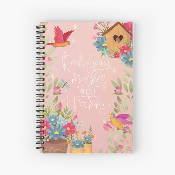 Read What Makes You Happy Spiral Notebook