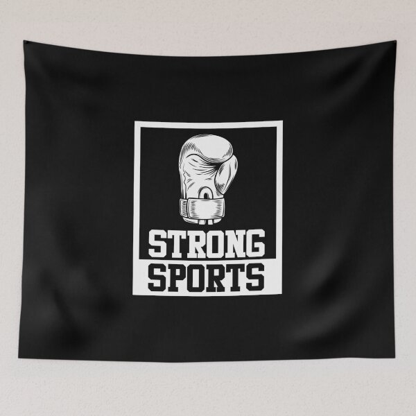 Item preview, Strong sports boxing martial arts designed and sold by Nessshirts.