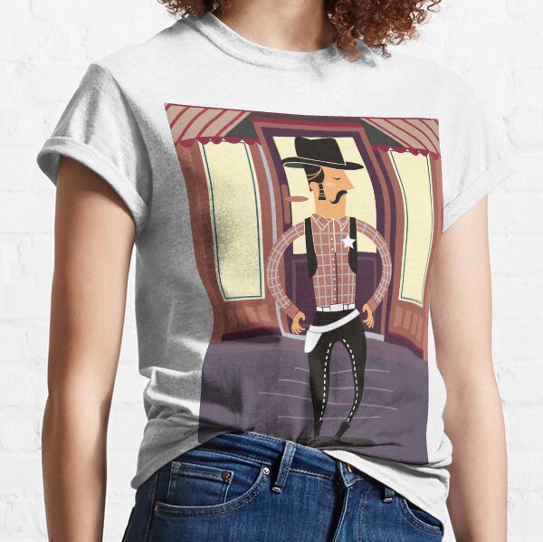 Item preview, Gentleman sheriff Cowboy Art Deco Geometric  Posing Vogue Retro designed and sold by 108dragons.