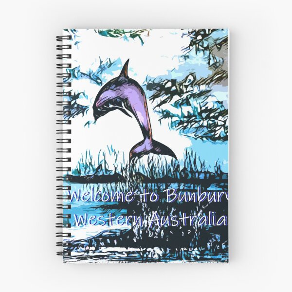 Item preview, Bunbury Western Australia. Dolphins, Beaches, Forrests. Digital Painting designed and sold by WallsOfFameAust.