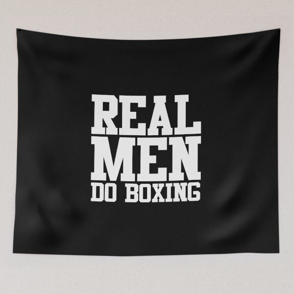 Item preview, True men boxing! designed and sold by Nessshirts.