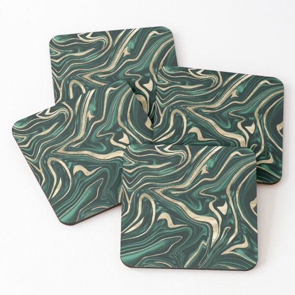 Item preview, Emerald Green Black Gold Marble #1 #decor #art designed and sold by Anita's & Bella's Art.