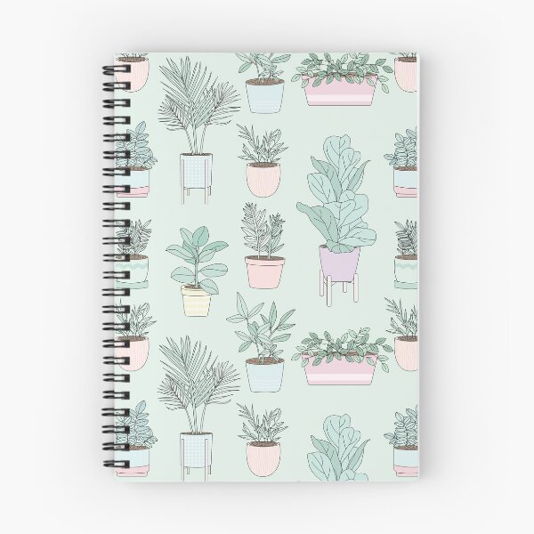 Item preview, House Plants Guide / Green Pattern designed and sold by LabelsArts.