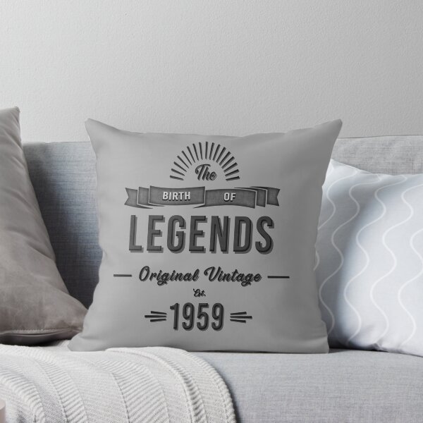 Item preview,  Born 1959 - Legends 60th Birthday T-Shirt designed and sold by Dubbra.